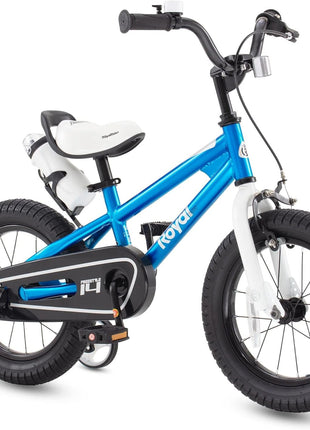 RoyalBaby Freestyle Kids Bike 12 14 16 Inch with Training Wheels, 18 Inch with Kickstand, Bicycle for Ages 3-10 Years Boys Girls