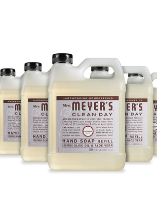 MRS. MEYER'S CLEAN DAY Hand Soap Refill, Lavender Scent, 33 Fl Oz Bottle