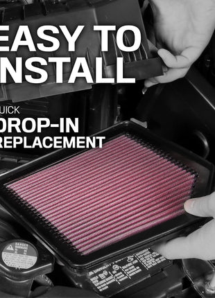 K&N Engine Air Filter: Increase Power & Towing, Washable, Premium, Replacement Air Filter: Compatible with 1967-1980 ROVER (MGB, MG MGB, MG MKII), E-2400