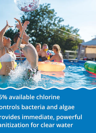 In The Swim Pool Shock 68% Cal-Hypo Granular Sanitizer for Crystal Clear Water Defends Against Bacteria, Algae, and Microorganisms - 12 X 1 Pound
