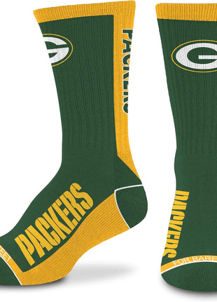 For Bare Feet NFL Unisex Kids Nfl Mvp Crew Sock Youth