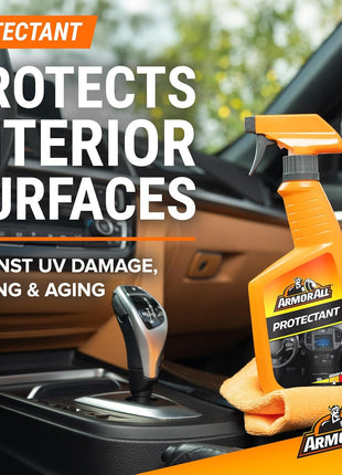 Armor All Premier Car Care Kit, Includes Car Wax & Wash Kit, Glass Cleaner, Car Air Freshener, Tire & Wheel Cleaner (8 Piece Kit)