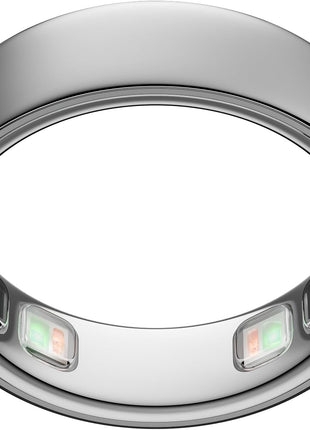 Oura Ring 5 Smart Wearable - Silver - Size 9 - Fitness & Sleep Tracker