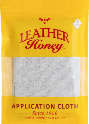 Leather Honey Lint-Free Application Cloth: Microfiber Cloth for Use with Leather Conditioner and Cleaner. Made in The USA Since 1968