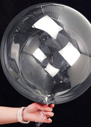 20 Inch Bobo Balloons, 10 Pcs Clear Bobo Balloon, Large Bubble Balloons | Transparent Bubble Balloon for Christmas Wedding Birthday Party Decoration