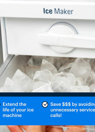 Essential Values 32 uses Ice Machine Cleaner (Gallon / 3.78), Descaler | Ice Maker Cleaner Compatible with: Whirlpool 4396808, Manitowac, Ice-O-Matic, Scotsman, Follett & More!