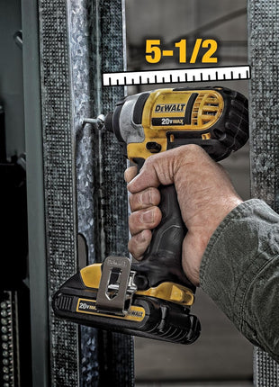 DEWALT 20V MAX Cordless Drill and Impact Driver, Power Tool Combo Kit , Includes 2 Batteries, Charger and Bag (DCK240C2)