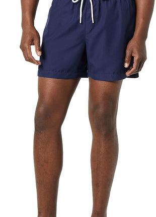 Amazon Essentials Men's Swim Trunks with Mesh Lining, Pockets, Drawstring Closure