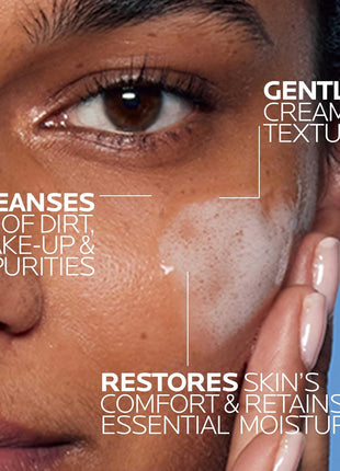 La Roche-Posay Toleriane Hydrating Gentle Facial Cleanser, 13.52oz | Face cleanser with niacinamide & ceramides, safe for sensitive skin. Daily face wash for normal to dry skin, fragrance free.