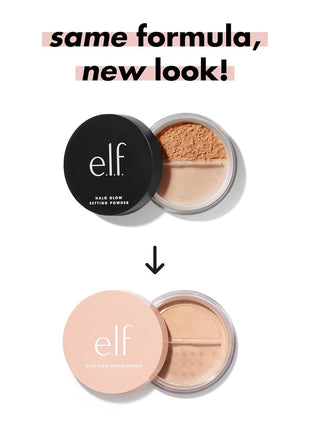 e.l.f. Halo Glow Soft Focus Setting Powder, Silky & Creates Soft Glow Without Shine, Smooths Pores & Lines, Vegan & Cruelty-Free, Medium