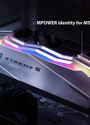 Patriot Memory Viper Xtreme 5 MPOWER DDR5 RGB RAM 48GB (2X24GB) 6000MT/s CL30 1.35v UDIMM Desktop Gaming Memory Kit Compatible with Intel XMP/AMD Expo - PVXR548G60C30KM