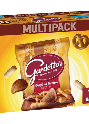 Gardetto's Original Recipe Snack Mix, Single Serve Bags Multipack, 10 Ct, 17.5 oz