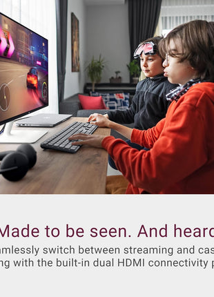 Dell S2425HS Monitor - 23.8 Inch, FHD (1920x1080) Display, 100Hz Refresh Rate 1500:1 Contrast Ratio, TÜV Rheinland Eye Comfort 4 Star, Integrated 2x5W Speaker, Height/Tilt/Swivel/Pivot - Ash White