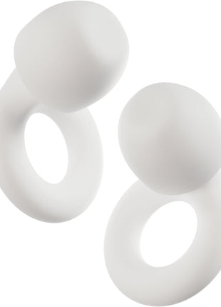 Loop Quiet 2 Ear Plugs - Ultra-Comfy Reusable Hearing Protection for Sleep | 24dB SNR noise reduction. Flexible, customizable fit. Reusable & washable. For deep focus, travel, noise sensitivity