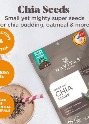Navitas Organics Chia Seeds (8oz)