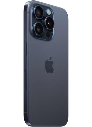 Apple iPhone 15 Pro, 128GB, Blue Titanium - Unlocked (Renewed)