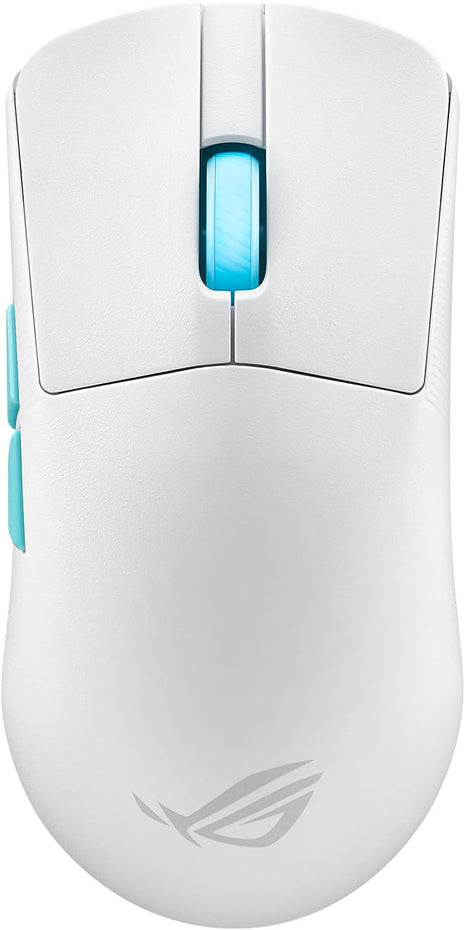 ASUS ROG Harpe Ace Aim Lab Wireless Esports Gaming Mouse Aim Lab Settings Optimizer, Pro-Tested, Right-Handed, 54g Lightweight, Tri-Mode Connectivity, 36K DPI, 90Hr Battery, PC/Mac Support - White
