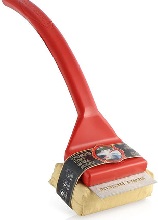 Grill Rescue BBQ Replaceable Cleaning Head, Bristle Free Grill Brush- Durable and Unique Grill Tools for Cast Iron or Stainless-Steel Grates, Barbecue Cleaner