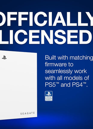 Seagate Game Drive for PlayStation庐 Consoles 5 TB External Hard Drive - USB 3.2 Gen 1, Officially-License (STLV5000100)