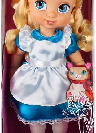 Disney Store Official Animators' Collection Alice Doll - Alice in Wonderland - Includes Soft Dinah Doll for Fans of Disney Princess Toys & Dolls - 16 Inches
