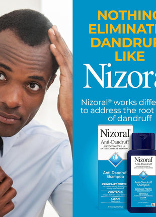 Nizoral Anti-Dandruff Shampoo with 1% Ketoconazole, Fresh Scent, 7 Fl Oz