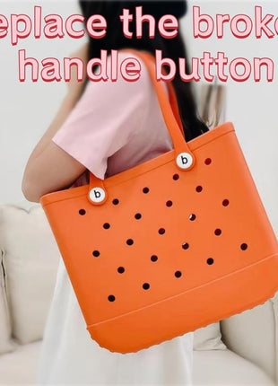 4 Pack Replacement Buttons Compatible with Bogg Bags Accessories, Handle Rivets Compatible with Rubber Totes & Beach Bags – Durable No-Sew Repair Kit