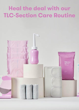 Frida Mom C-Section Silicone Strips, C-Section Recovery Must Have Scar Patches, Reusable Medical Grade Treatment for Keloid Scars, Includes Case & Pouch