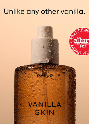 PHLUR Vanilla Skin Body Mist, 8 Fl Oz - Hair and Body Perfume for Women | Vanilla Perfume Body Spray with Pink Pepper, Cashmere Wood & Sandalwood Fragrance