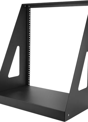 StarTech 12U 2-Post Open Frame Desktop Server Rack, 19in Compact Space-Saving Floor IT Rack with 350lb (160kg) Weight Capacity