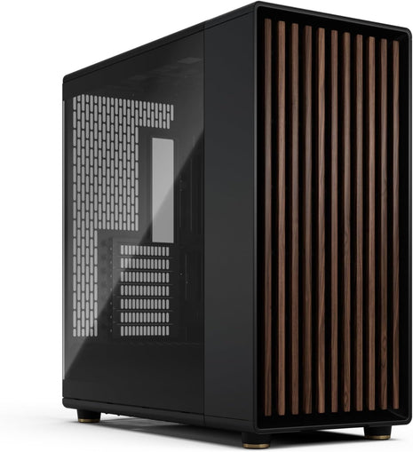 Fractal Design North XL RC Charcoal Black TG Dark - Reverse Connection Motherboard Compatible - Three 140mm Aspect PWM Fans Included- Type C USB - ATX Airflow Full Tower PC Gaming case