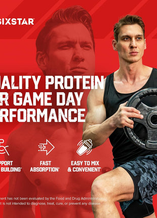 Six Star Whey Protein Powder Plus - Triple Chocolate, 1.82LB | Muscle Building & Recovery Formula with Whey Protein Powder, BCAAs, 30g Protein - Post-Workout Supplement