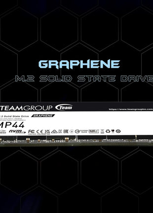 TEAMGROUP MP44 1TB SLC Cache Gen 4x4 M.2 2280 PCIe 4.0 with NVMe Laptop Desktop NUC NAS SSD (R/W Speed up to 7000/6000MB/s) TM8FPW001T0C101