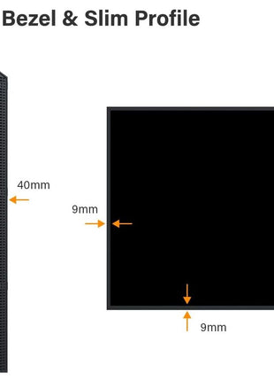 AG Neovo DS4351U 43'' Commercial Digital Signage Display for Business, All-in-one, 4K UHD, 500 nits, HDMI, USB, LAN, WiFi, 3-Year Waranty, 24/7 Operation, Portrait and Landscape