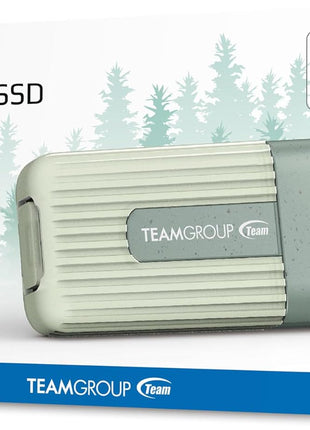 TEAMGROUP PD20 ECO 2TB Portable External Solid State Drive SSD Read up to 1000MB/s USB 3.2 Gen2x1 Type-C Waterproof Dustproof IP54 TPSEG4002T0C102