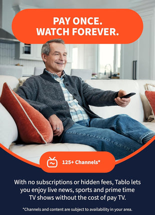 4th Gen 4-Tuner Over-The-Air (OTA) DVR - Watch, Pause & Record Live TV, News, Sports & Movies Throughout Your Home Over Wi-Fi - Pairs w/Any TV Antenna - 50+ Hrs Recording - No Subscriptions