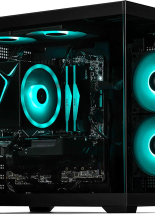 STORMCRAFT Sirius Gaming PC, Intel Core i5 14400F 4.7GHz, RTX 4060 8GB GDDR6, 16GB DDR5 RGB 6000MHz, 1TB NVMe Gen4 SSD,PRO B760M-VC WIFI, Desktop Computer VR & AI Ready, Win 11 Home Pre Built Tower PC