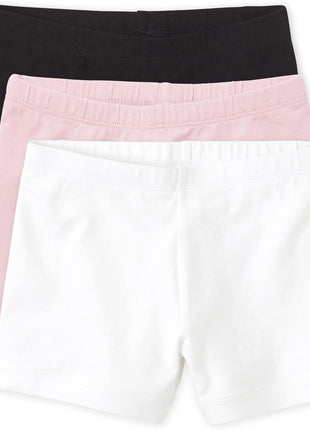 The Children's Place Girls Basic Cartwheel Short, Tidal 5 Pack, Small