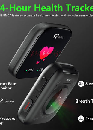 FITVII Health & Fitness Tracker (Answer/Make Calls), Smart Watch with 24/7 Heart Rate and Blood Pressure, Sleep Tracking, Blood Oxygen Monitor, 120+ Sport Modes Activity Tracker for Women Men