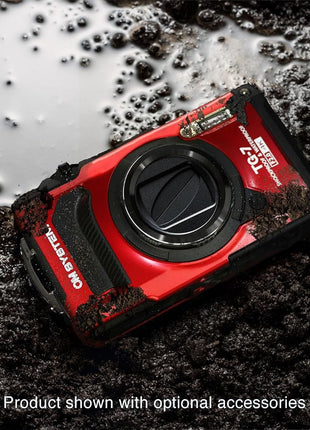 OM System OLYMPUS Tough TG-7 Red Underwater Camera, Waterproof, Freeze Proof, High Resolution Bright, 4K Video 44x Macro Shooting (Successor Olympus TG-6)