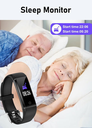 GRV No Bluetooth Pedometer Watch Fitness Tracker No Phone Needed, Step Counter Calories/Sleep Tracker for Walking Running for Men Women Waterproof