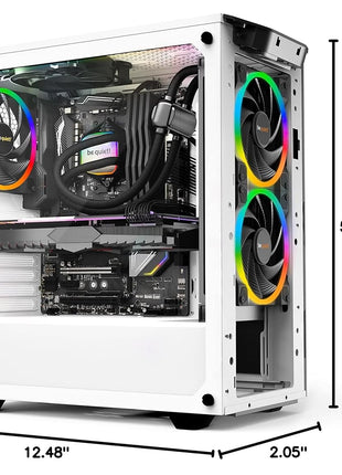 be quiet! Pure Loop 2 FX 280mm, CPU Liquid Cooler for Intel Core i3/i5/i7 or AMD Ryzen 3/5/7, ARGB LED Illumination, 2X Light Wings PWM high-Speed Fan -BW014