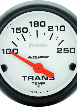 Auto Meter 5757 Phantom Short Sweep Electric Transmission Temperature Gauge, 2-1/16 inch