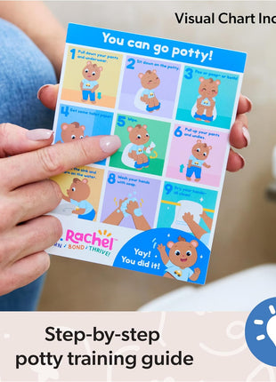 Ms. Rachel Potty Time with Bean, Interactive Plush Animal & Toilet | Plush Bear With Potty Accessories, Makes Training Fun & Easy, Toddler Toys For Girls And Boys Ages 18 Months To 3+