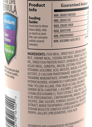 Tetra Goldfish Flakes, Nutritionally Balanced Diet For Aquarium Fish, Vitamin C Enriched Flakes, 7.06 oz