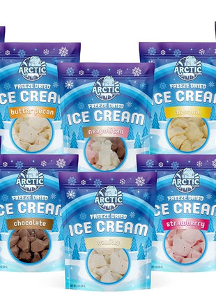 Arctic Farms Freeze Dried Ice Cream that Does Not Melt (Neapolitan, 1 Ounce)