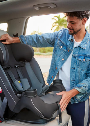 Safety 1st Grow and Go All-in-One Convertible Car Seat, Rear Facing, 5-40 lbs, Forward Facing (30–65 lbs), High Back Booster Seat 40-100 pounds, Alaskan Blue