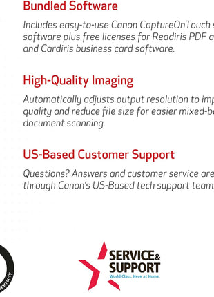 Canon imageFORMULA R40 - Office Document Scanner, Windows and Mac, Duplex Scanning, Easy Setup, Scans a Wide Variety of Documents, Scans to Cloud | Duplex Adf Scanner, 60-Sheet Feeder, 600 Dpi Optical, Windows and Mac