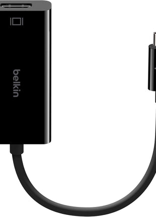 Belkin USB-C to HDMI Adapter, Chromebook Certified - 4K @ 60Hz Video Output, HDMI to USB-C Converter, USB Type-C to HDMI Adapter for MacBook, iPad Pro, and Other USB-C Devices - Black