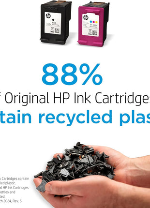 HP Original 67 Tri-Color / 67XL Black Ink Cartridges (2-Pack) | Works DeskJet 1255, 2700, 4100 Series Envy 6000, 6400 Series | Eligible for Instant Ink | 3YP30AN