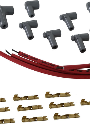 MSD 31159 Super Conductor Spark Plug Wire Set 4 Cyl Multi-Angle Plug, Socket/HEI